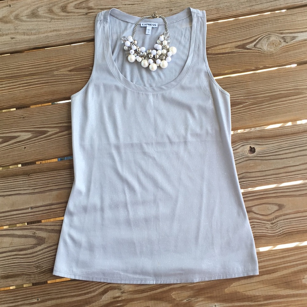 Express Gray Tank Top - Picture 1 of 4